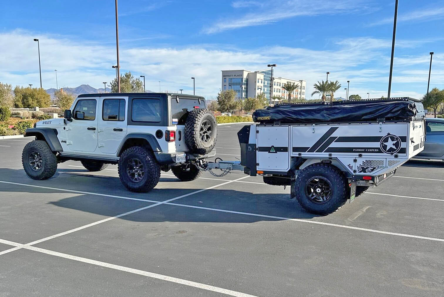Camping trailer solar power solution