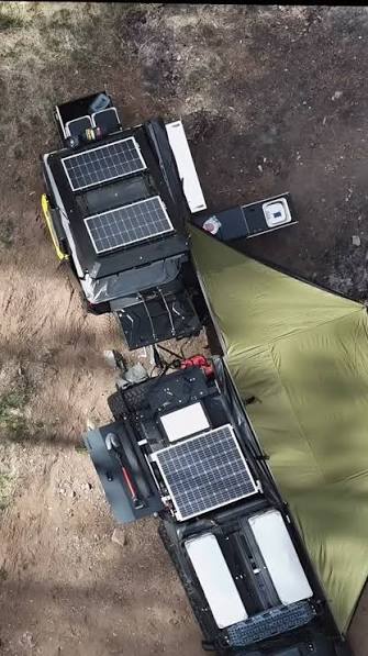 Patriot Campers trailer solar panel solution