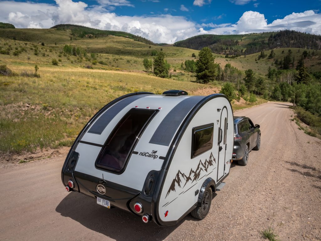 nuCamp trailer solar panel solution
