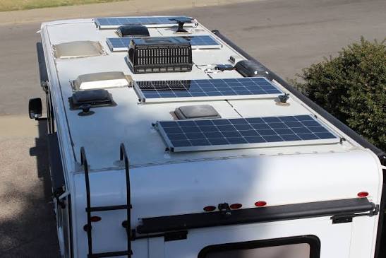 Forest River trailer solar panel solution