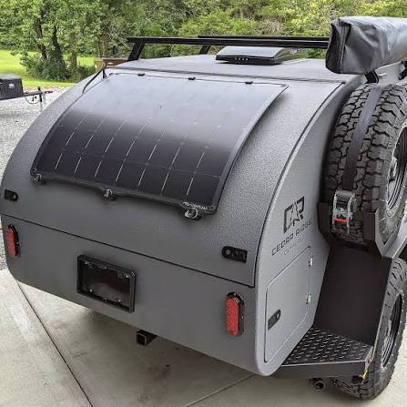 Forest River trailer solar panel solution