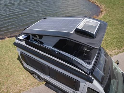 Grand Design RV trailer solar panel solution
